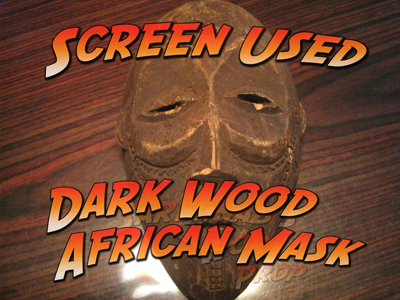 Dark Wood African Mask